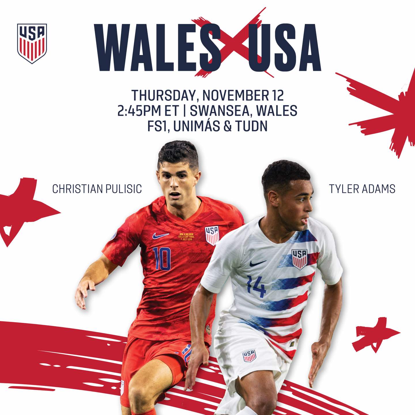 USA vs. Wales Friendly Announcement - USMNT Return to Action Nov. 12 in