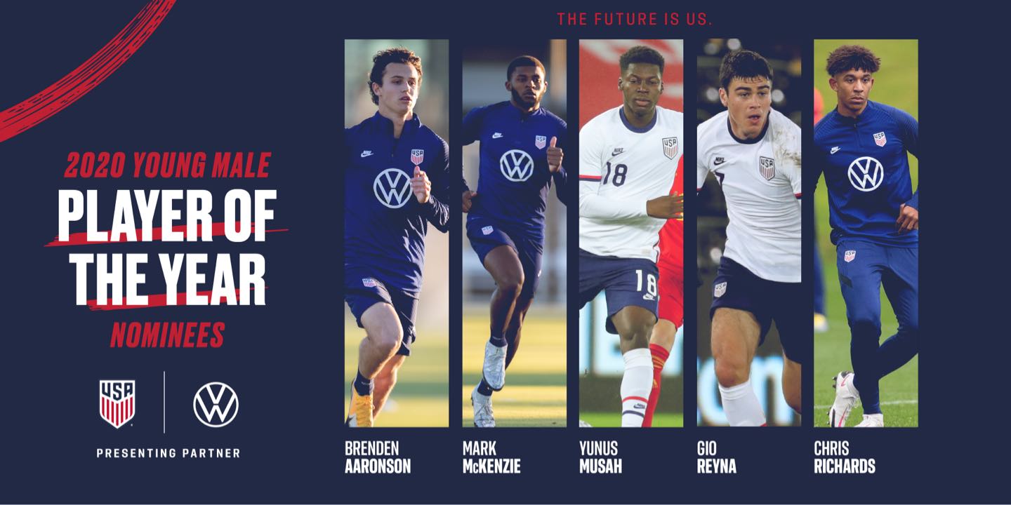 Nominees Set For U S Soccer Female And Male Player Of The Year Awards