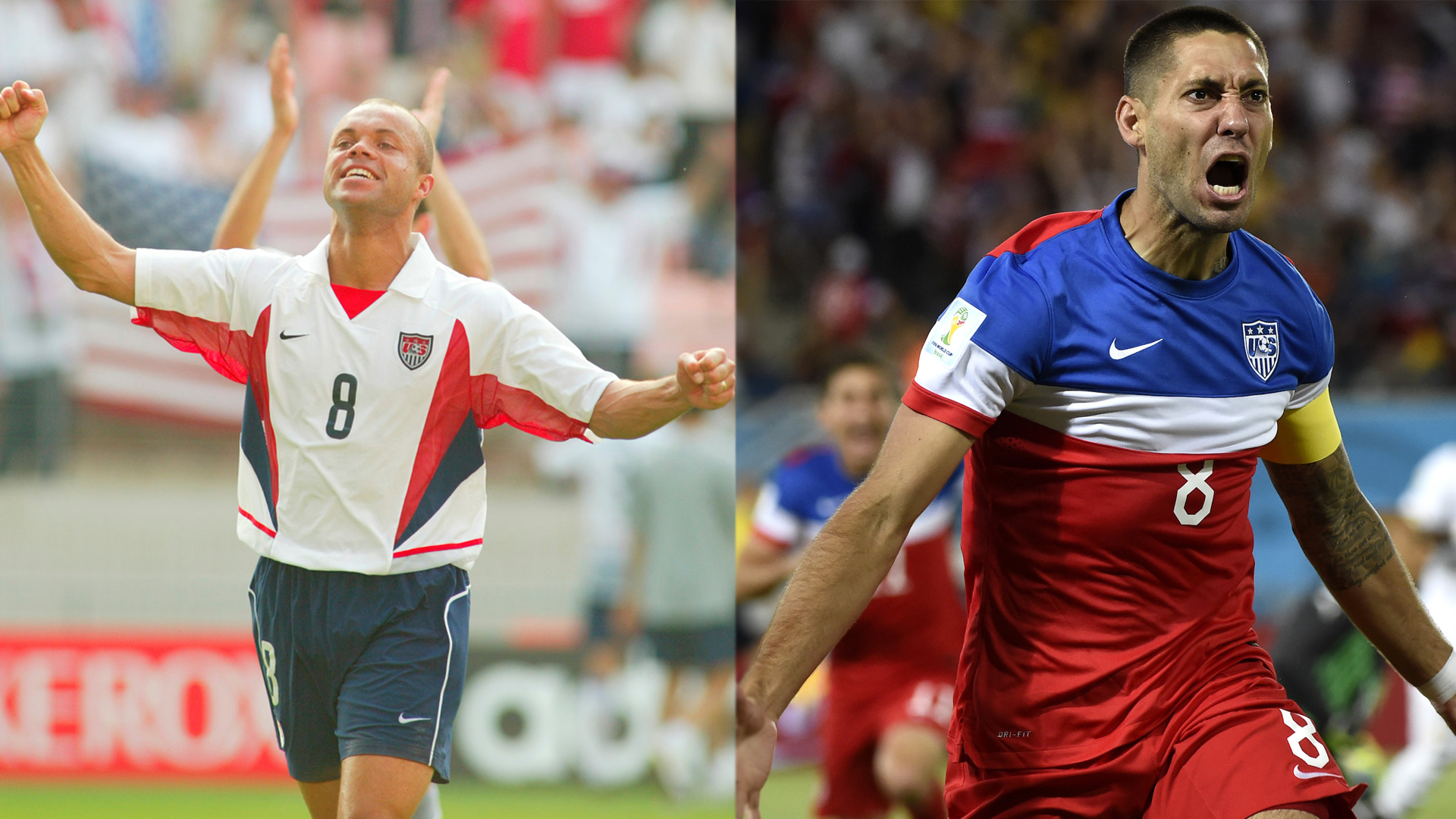 Clint Dempsey face U.S. Men's National Soccer Team cardboard fan stick  World Cup