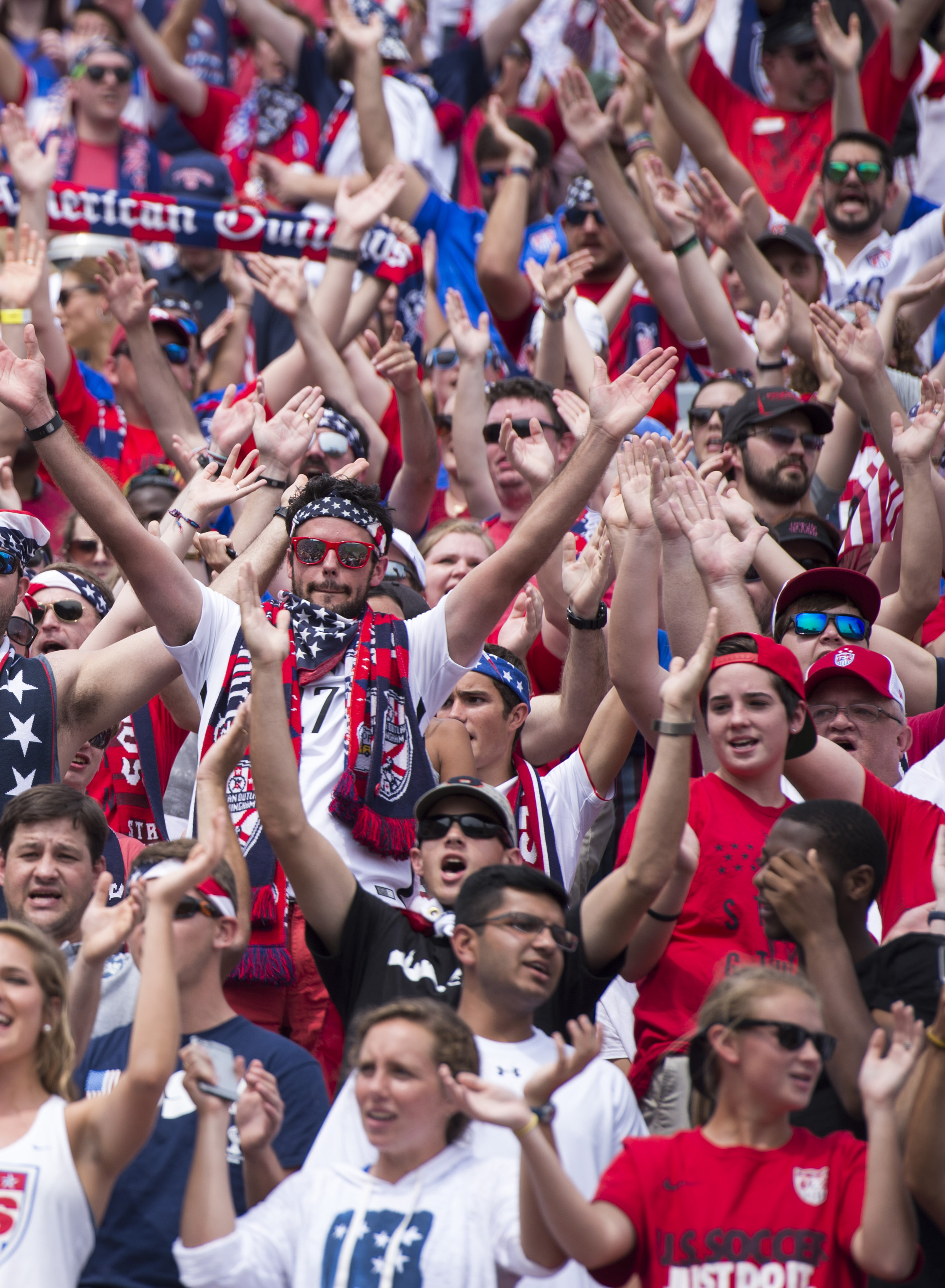 U.S. Soccer Fans In Stadium