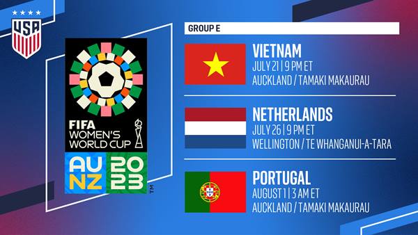 FIFA World Cup 2023, Schedule