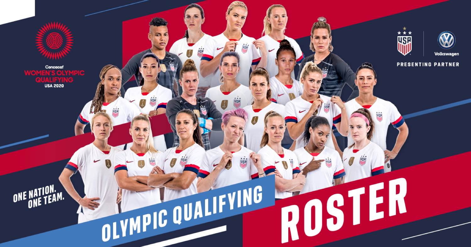 USWNT Set for 2020 Concacaf Women’s Olympic Qualifying Tournament as