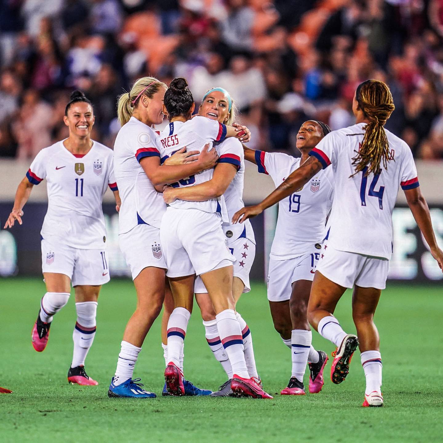 2020 Concacaf Women S Olympic Qualifying Usa 6 Costa Rica 0 Match Report Stats Standings