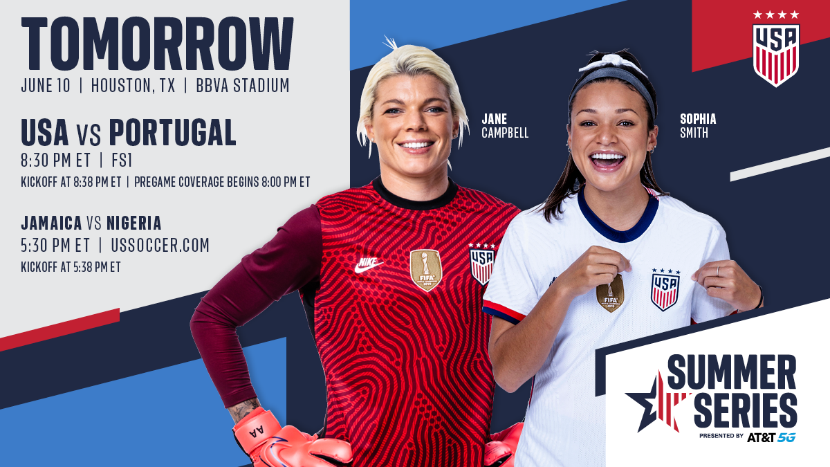 Summer Series USA vs. Portugal Preview, Schedule, TV Channels