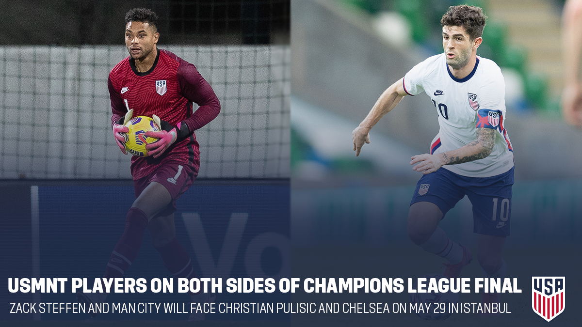 American Final Christian Pulisic And Zack Steffen Will Vie For Uefa Champions League Title
