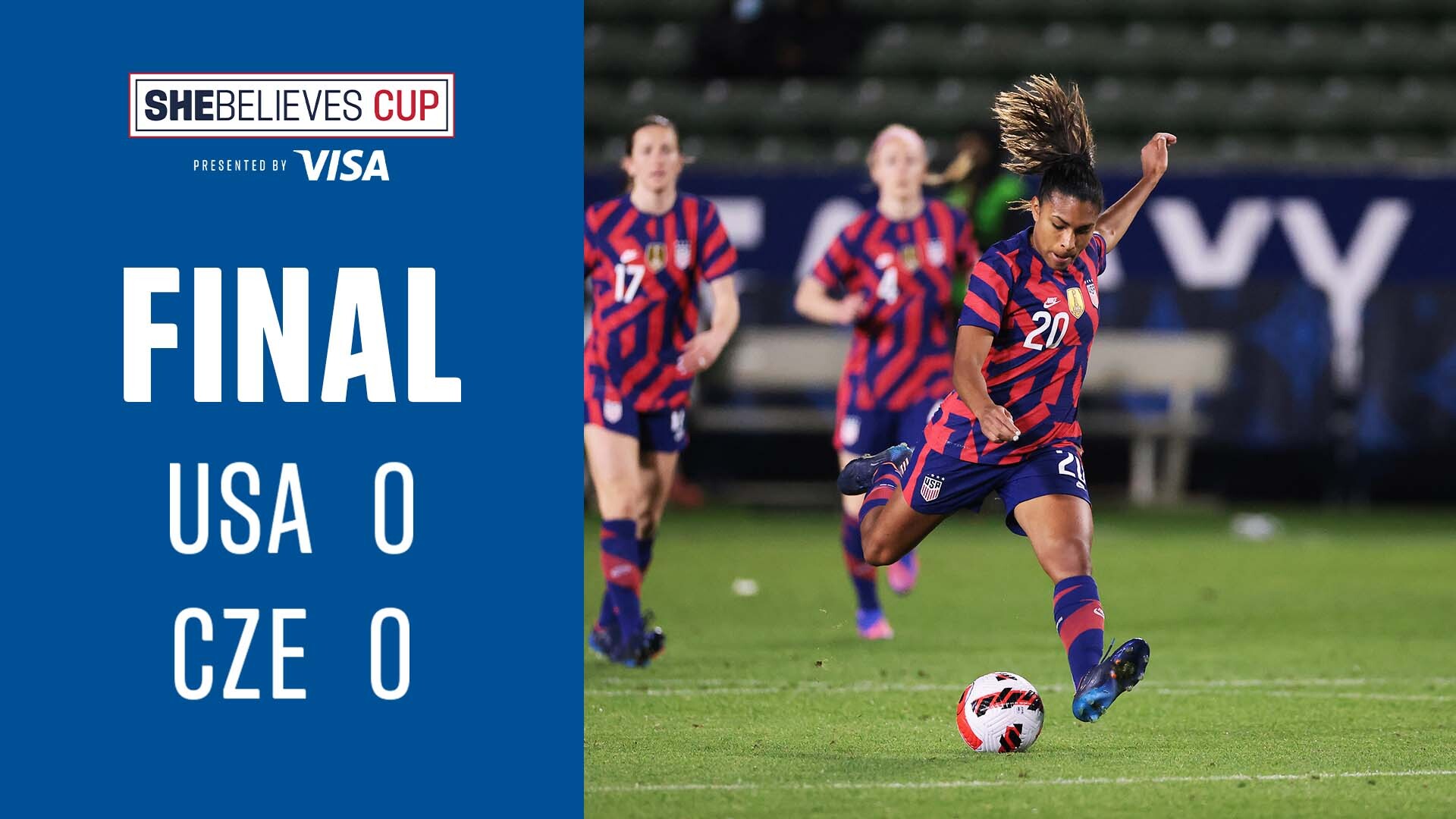 U.S. Women's National Team Opens 2022 With Hard-Fought 0-0 Draw Against  Czech Republic In SheBelieves Cup, Presented By Visa