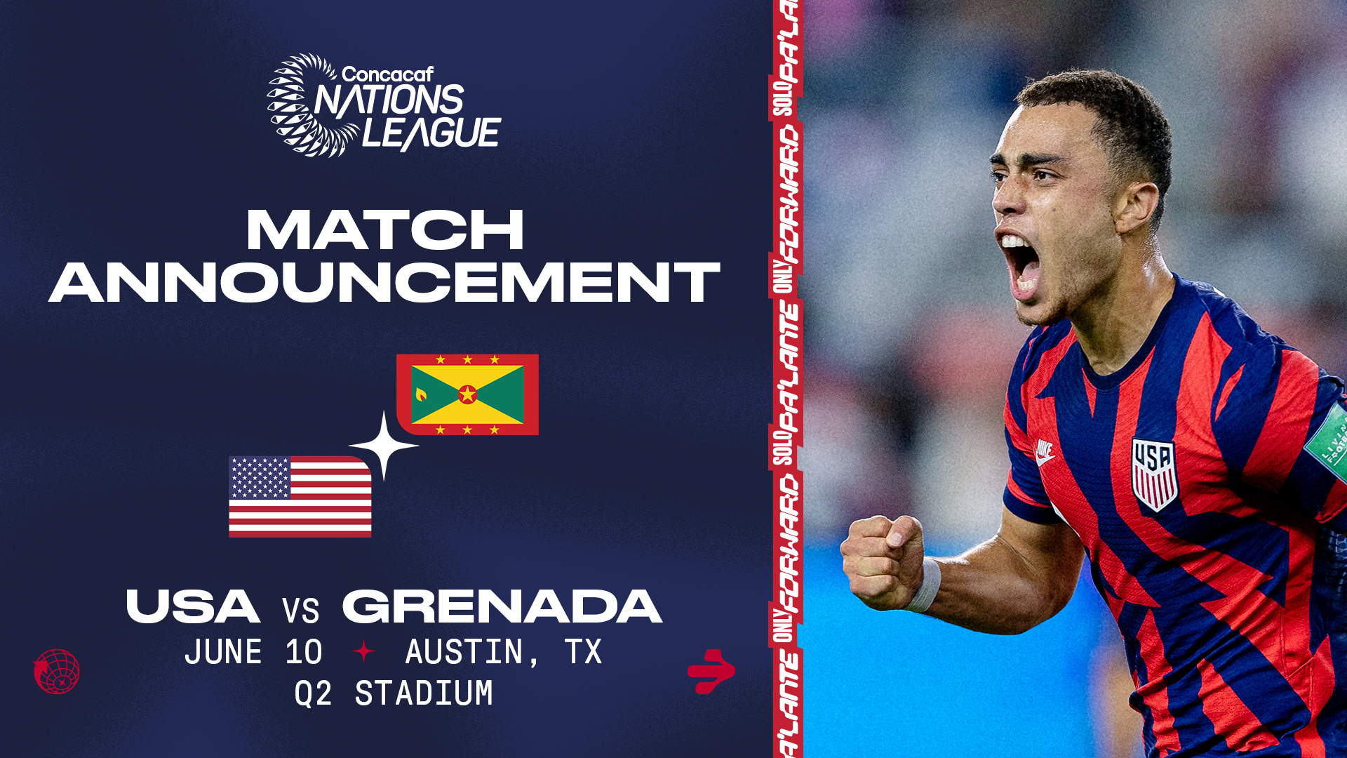 U.S. Soccer Selects Austin As Host For USA-Grenada Concacaf Nations League Opener On June 10