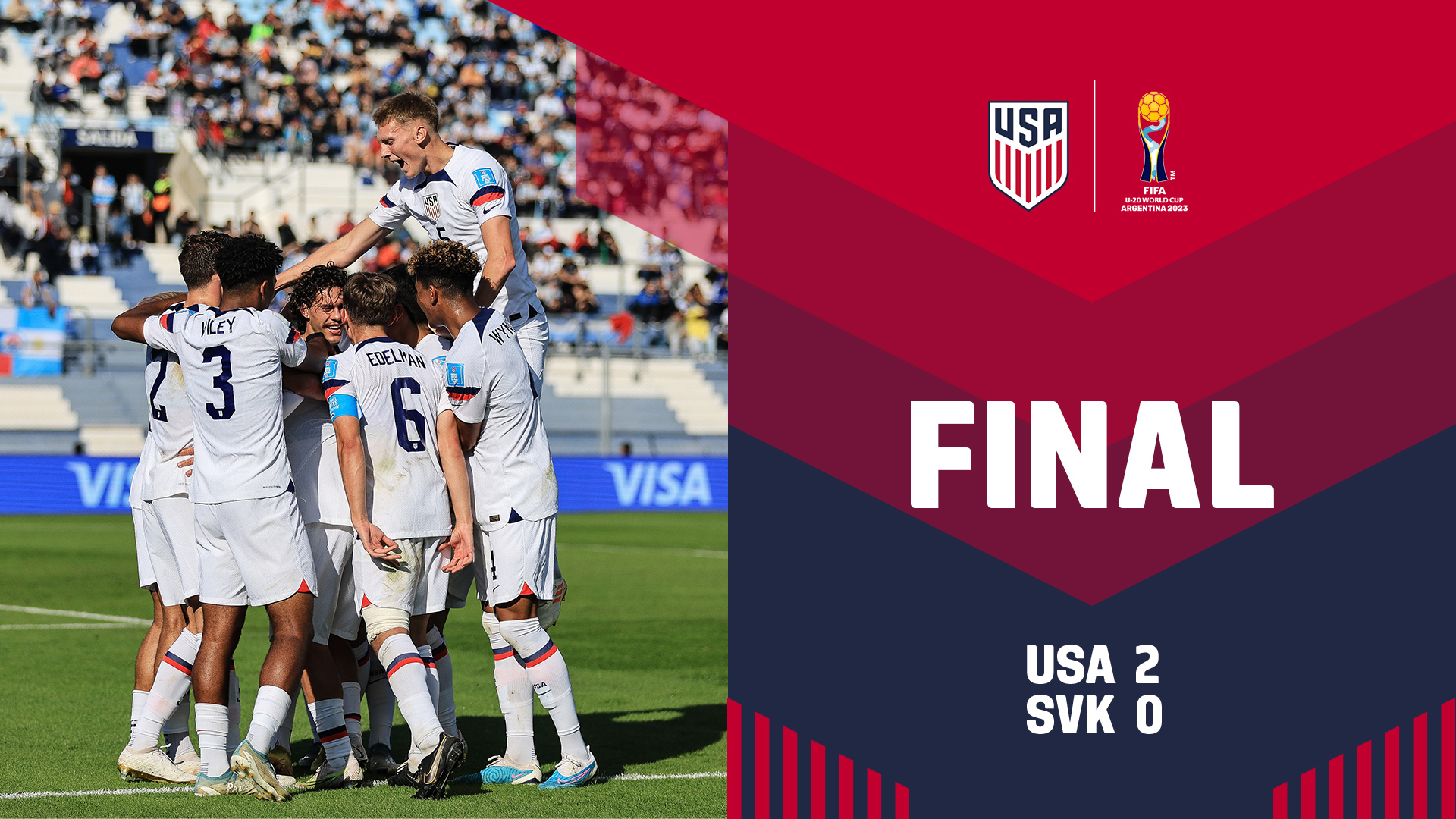 USA Tops Group B At 2023 FIFA U-20 World Cup With 2-0 Victory Against Slovakia