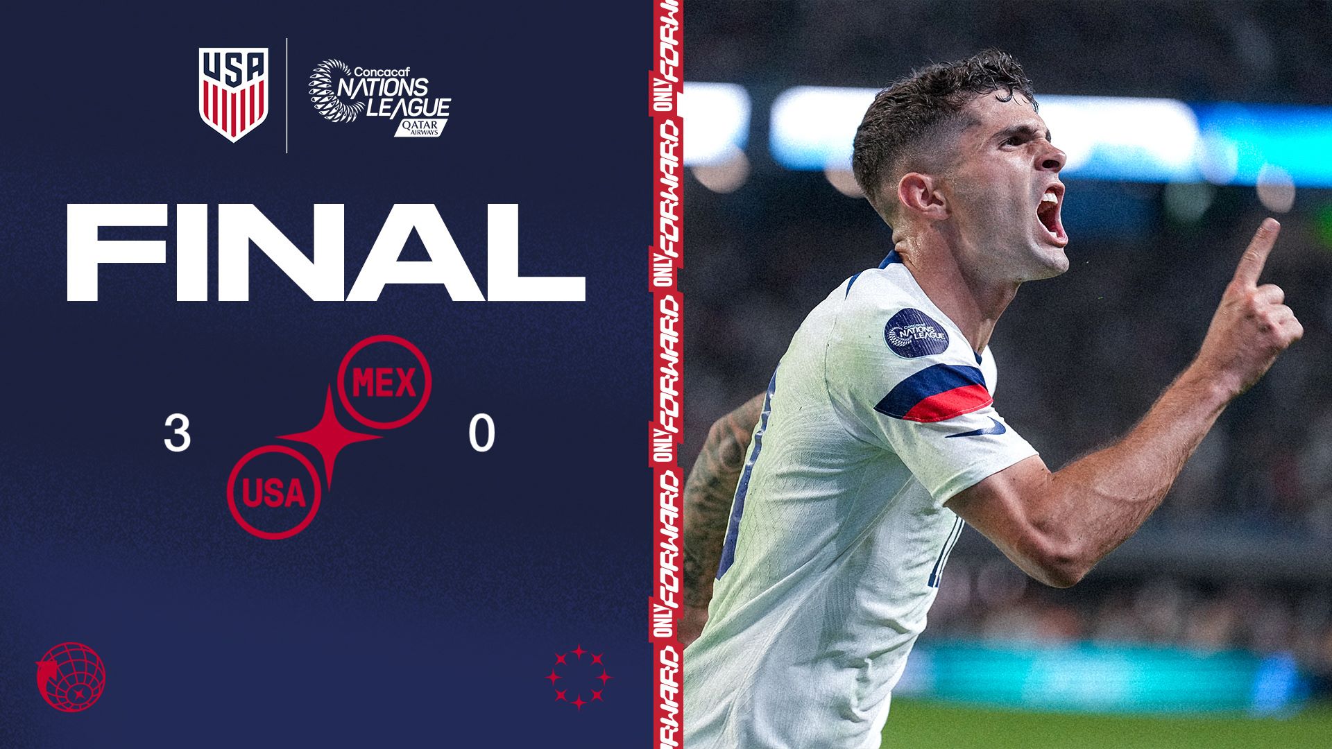 U.S. Men's National Team Dominates In 3-0 Win Over Mexico To Return To The  Concacaf Nations League Final