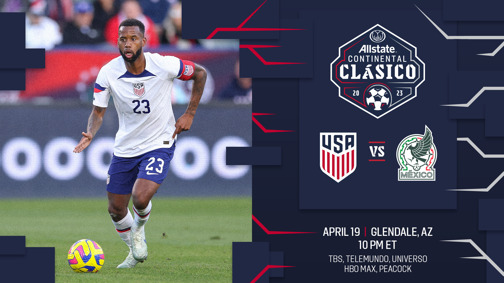 U.S. Men’s National Team Faces Mexico In Inaugural Allstate Continental Clásico On April 19 In Glendale, Arizona | U.S. Soccer Official Website
