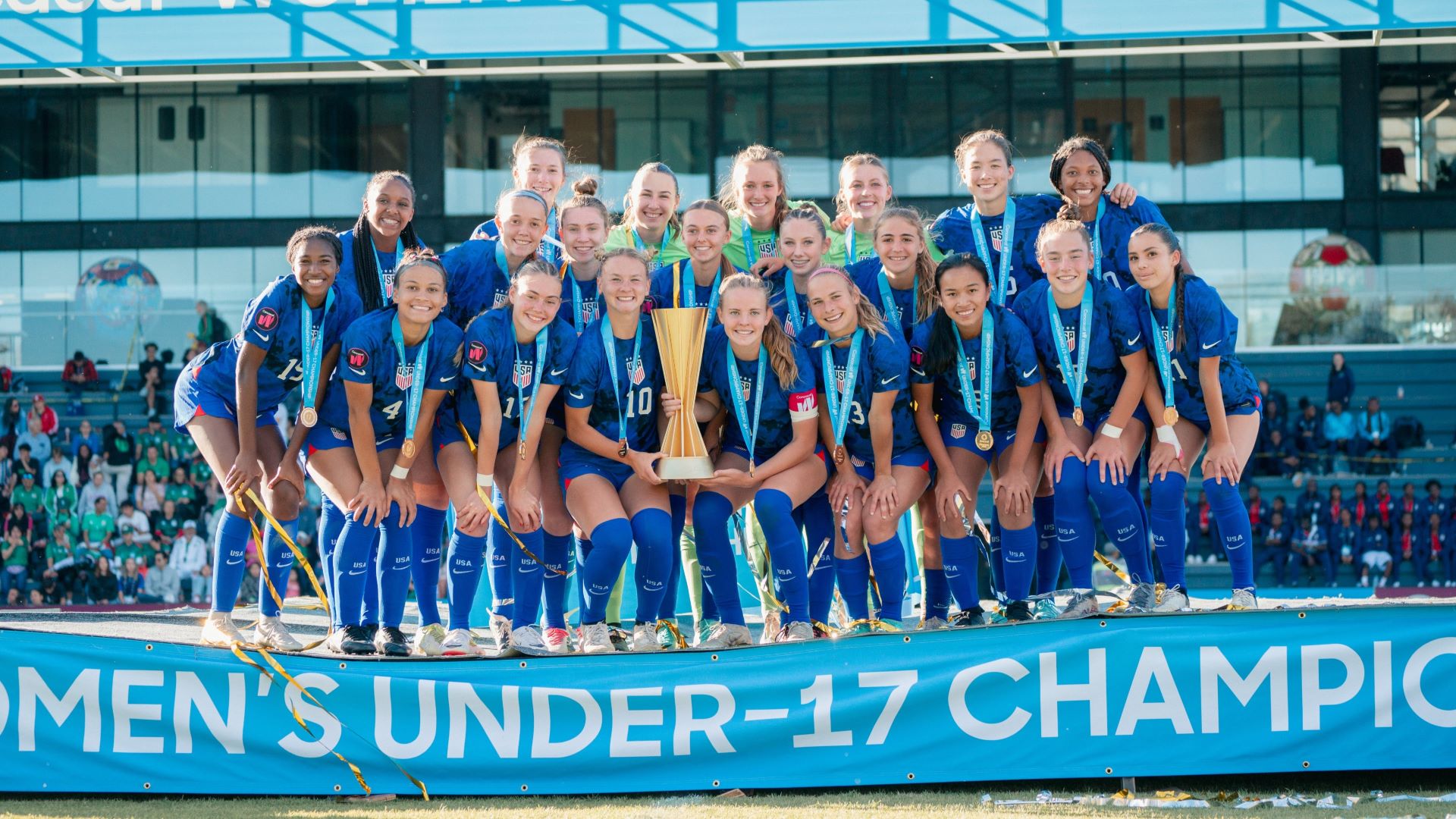 U.S. U-17 Women's Youth National Team Wins 2024 Concacaf Women's U-17  Championship With 4-0 Victory Over Hosts Mexico