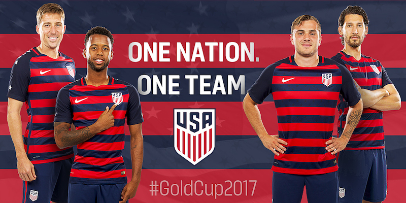 Soccer Unveils U.S. MNT 2017 Gold Cup Kit