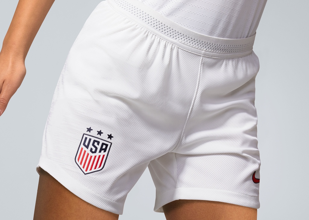 2019 U.S. WNT white kit shorts