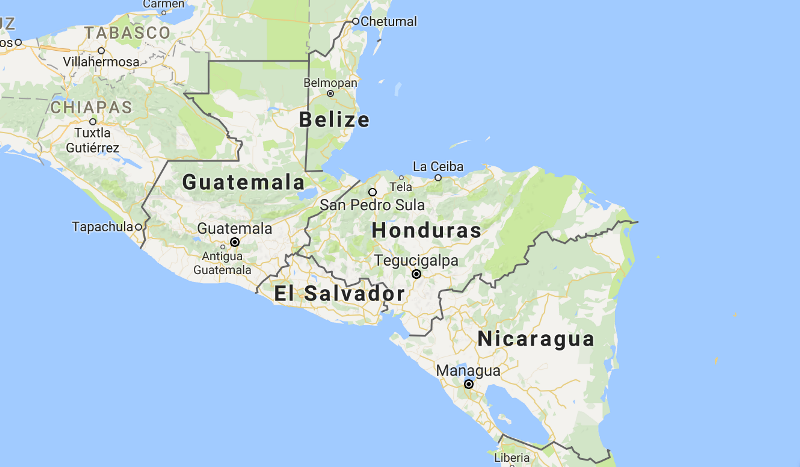 El Salvador Map Central America